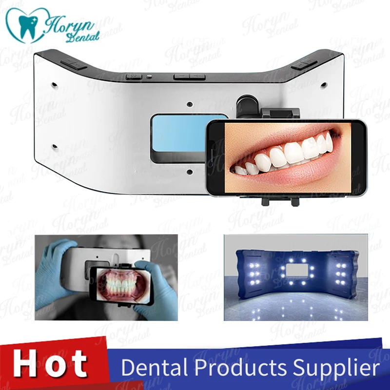 

Dental Orthodontics Photography LED Lamp Oral Flash Light Macro Intraoral Light With Bracket Equipment