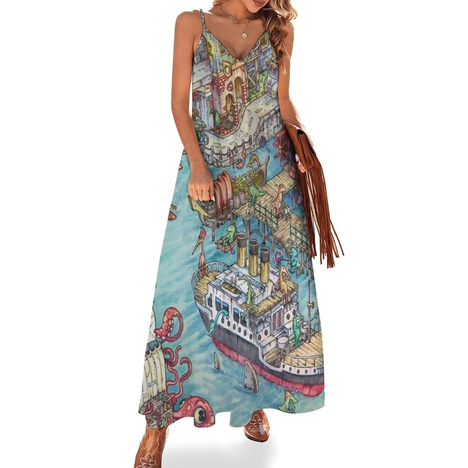 

DinoBay Sleeveless Dress women clothes womens dress