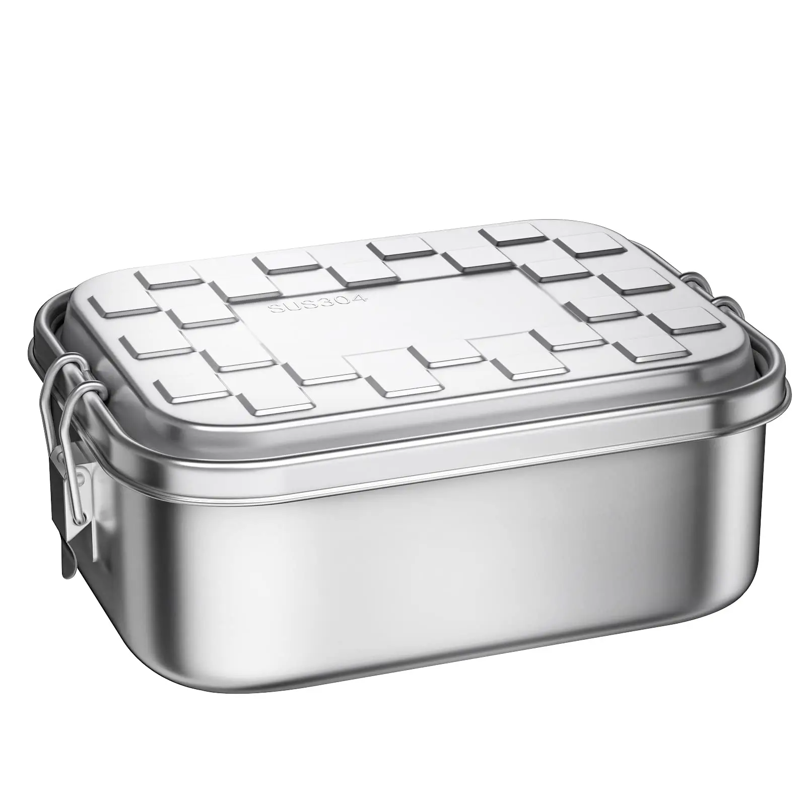 Stainless Steel Bento Box, 900ML/30 oz Leakproof Metal Bento Lunch Box