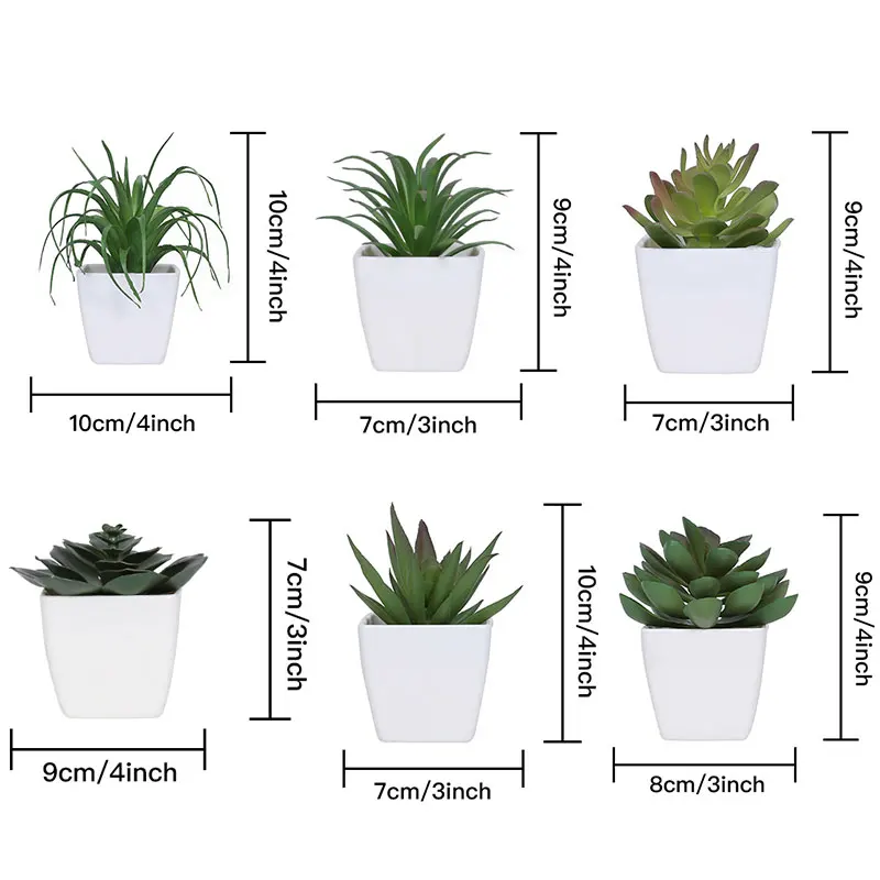 1 Set Simulation Mini Potted Plant