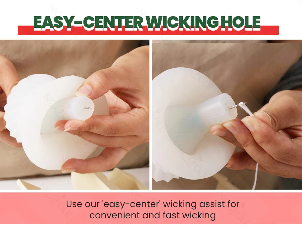 Description Picture 6 of itemChristmas Tree Silicone Candle Mold DIY Scented Candle Making Handmade Aromath Soap Plaster Mould Home Decor Craft Gift