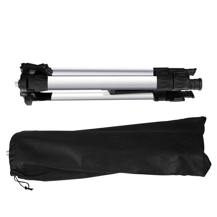 HILDA 1,2 m Laser-Nivellierstativ, professionelles Stativ, geeignet für Laser-Nivelliergerät, Aluminium-Stativ mit 5/8 verstellbar – Detail 1