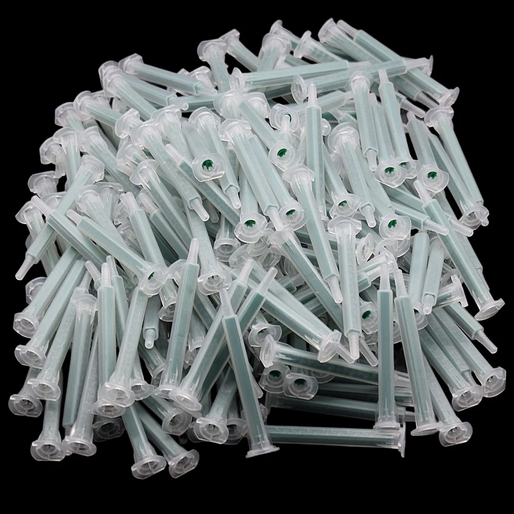 Glue Gun Caulking Guns Misturando Bicos Boca Estática Mixer Tube Grupo Cola de Resina Epóxi Adesivos 250 Pcs ab