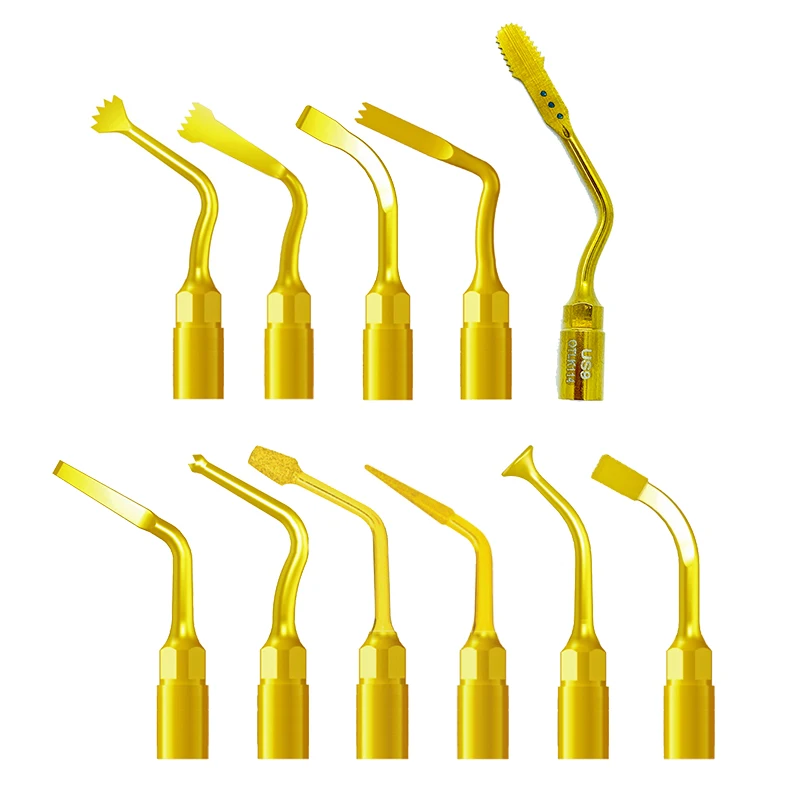 Punta Per Chirurgia Piezoelettrica Dentale Per Mectron Piezorgery Uso Per Taglio Osseo/Seno/Sollevamento/Impianto/Exelcymosis Us1/Us2 // Uc1/Uc2/Ul1/U