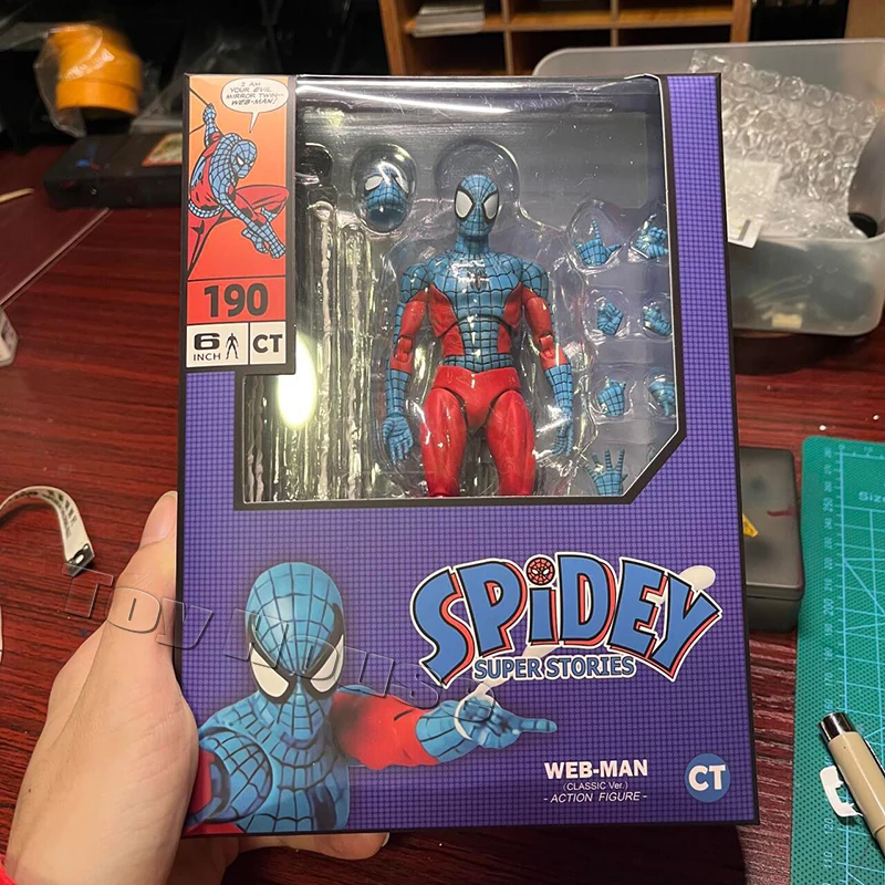 【新品・即日発送】マフェックス 190　ウェブマン MAFEX No.190 WEB-MAN H155mm Action Figure SPIDER-MAN Medicom