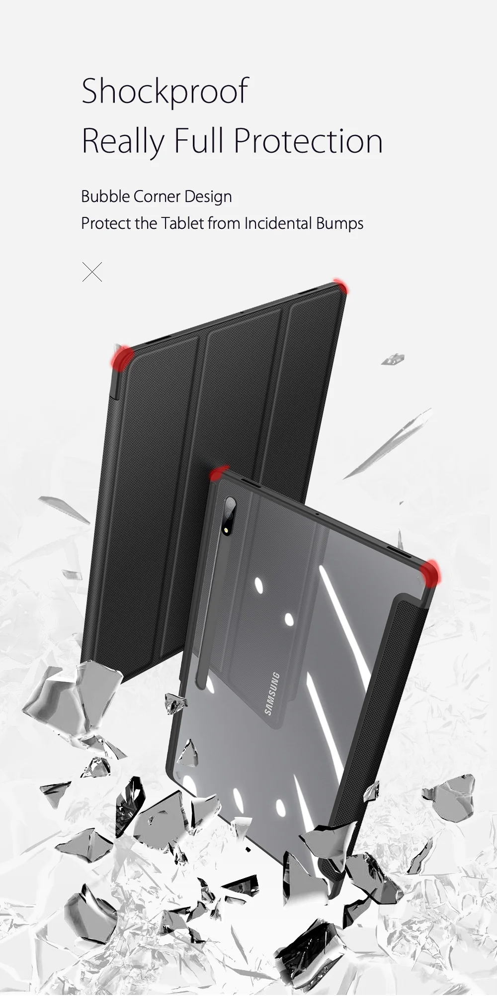 Tablet Leather Case For Samsung Galaxy Tab S8 Ultra S7 S8 S6 Lite S7FE/S7 S8 Plus DD Toby Series Smart Sleep Wake Pencil Holder