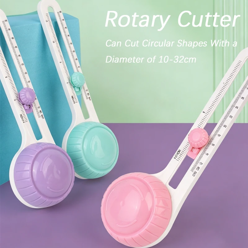 Round Paper Cutting Tool, Versatile Handheld Cutter for Scrapbook, Card Design & Study Office DIY Projects - 5