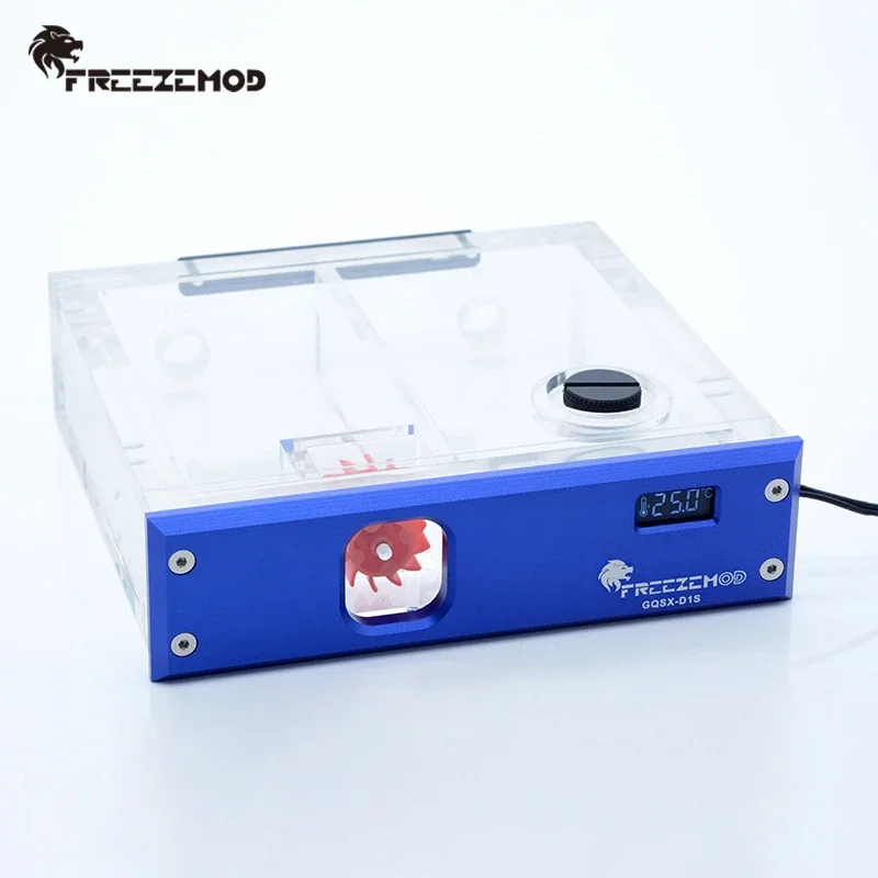 Zemod-refrigerador de Água para Computador Tanque de Água Unidade Óptica Única Painel de Metal va Cristal Líquido Sentido de Temperatura Gqsx-d1s