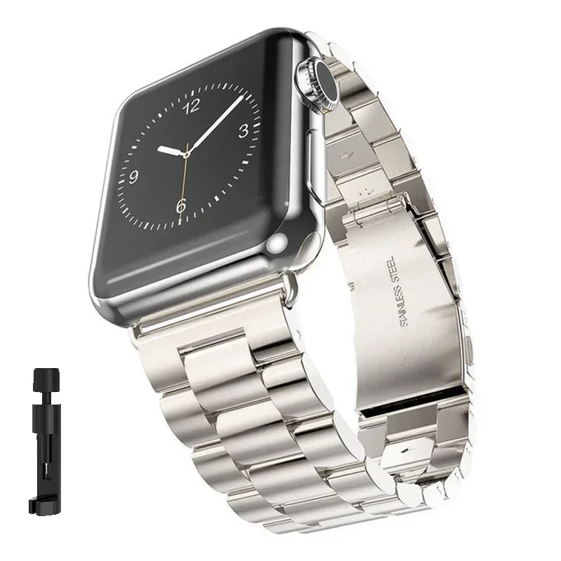 Starlight Stainless Steel Watch Band with Adjustable Metal Strap