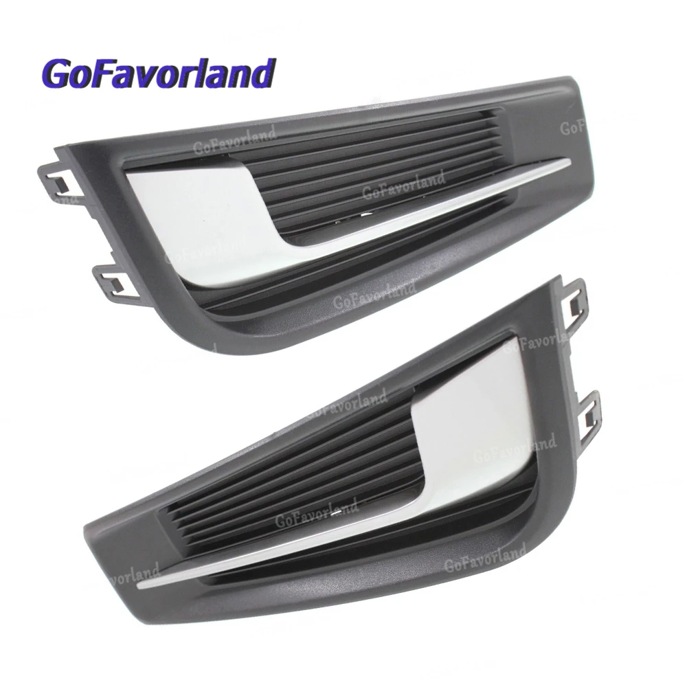 

Pair Front Left Right Bumper Outer Bezel Cover Grille Plastic 20901630 20901631 For Cadillac XTS 2013 2014 2015 2016 2017