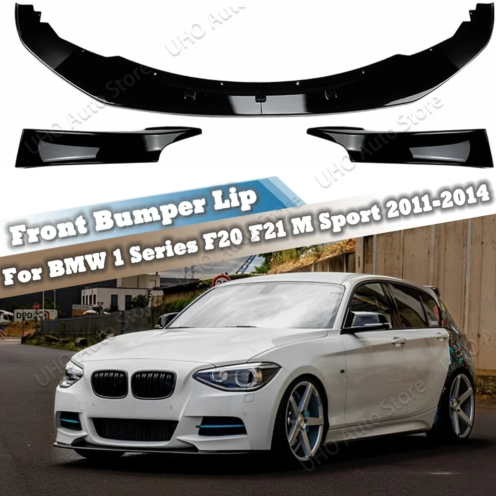 Auto Paraurti Anteriore Labbro Spoiler Splitter Fendinebbia Tuning Diffusore Per Bmw Serie 1 F20 F21 120D 120I M135I M Pack Pre-Lci 2011-2015