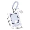 Y2k Acrylic Photocard Holder Key Chain INS Ins Idol Photo Card Holder Decorative Student ID Badge Holder Girls Card Sleeves 5