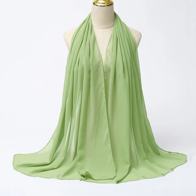 Foulard Hijab en mousseline de soie pour Femme, voile musulman ramadan ,hijab femme musulman,foulard musulmane pour femme, foulard mousseline en Jersey doux de haute qualité hijab islam voile femme musulman,70*180cm