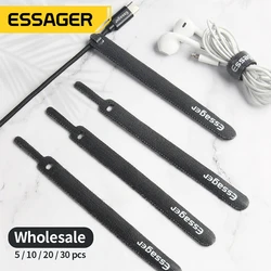 Universal Cable Organizer and Protector - Earphone Charger Cord Winder and USB Cable Management Clip (20 piece)