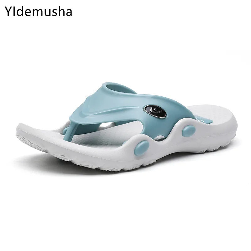 

2022 Men's Shoes Soft Massage Slippers Men Outdoor Beach Flip Flops Summer Tongs Casual Man Shoes Mens Comfortable Home Slipers