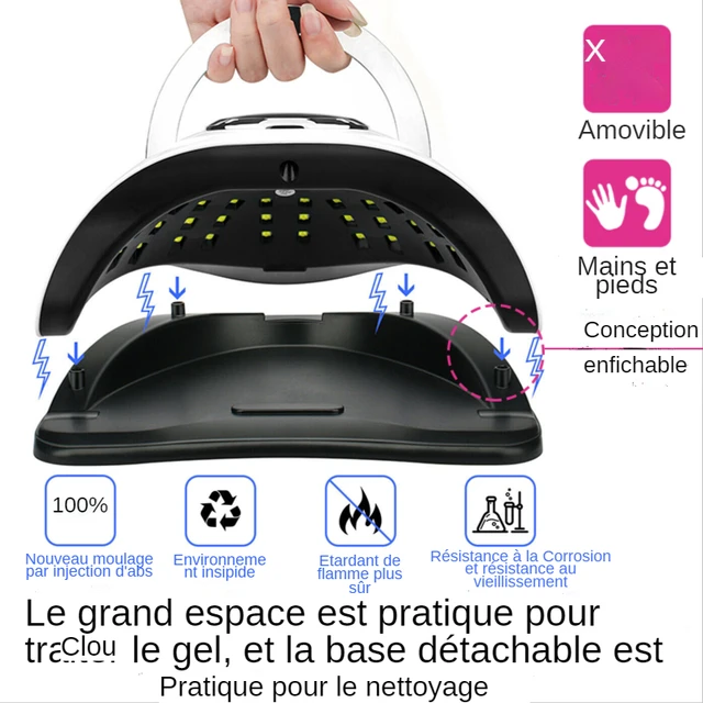 lampe uv ongles pour séchage rapide du vernis à ongles Gel – Image 5