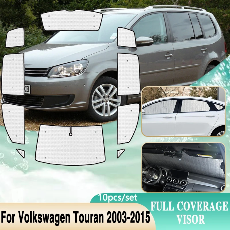 For VW Touran Accessories 1T Mk1 2003~2015 Car Windshield Sunshades Sun UV Protection Visor 2004 2005 2006 2007 - AliExpress