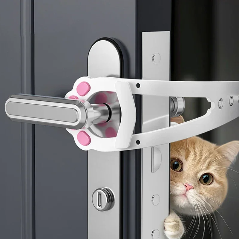 Effortless Pet Access: Adjustable Cat & Dog Door Latch with Simple Installation for Seamless Pet Flap Use