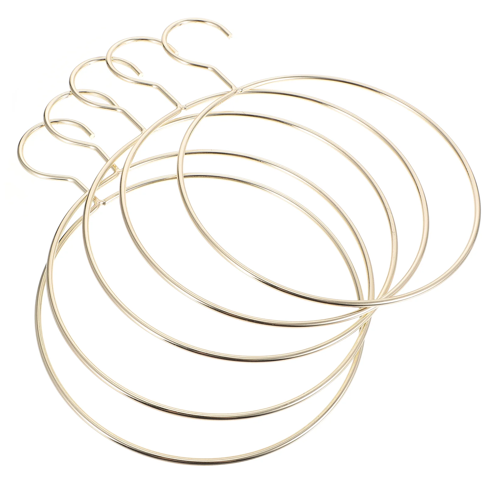 

5 Pcs Multi Hanger Gold Girdle Hanging Racks Wardrobe Hangers Dreamcatcher