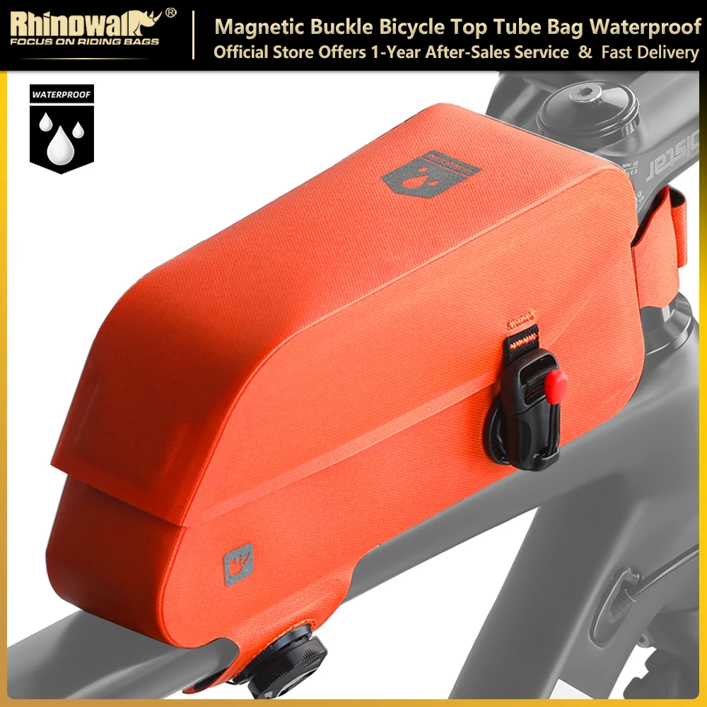 Borsa Da Telaio Bici Rhinowalk | Impermeabile | Per Attrezzi | MTB E Strada | 22x5.5x5.8cm