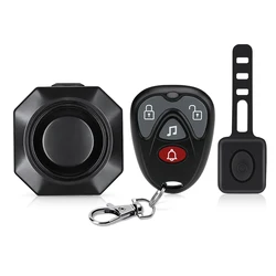 Wireless Waterproof USB Rechargeable Bike Security Alarm with Remote Control (Alarm With Horn)