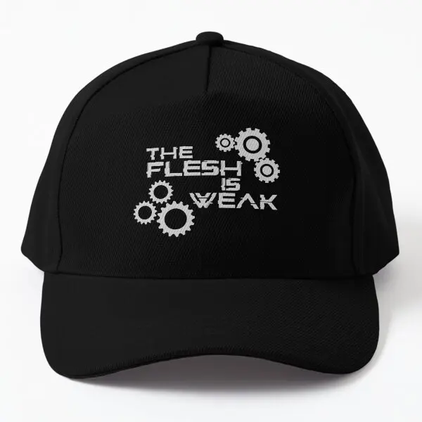 

The Flesh Is Weak Admech Print Baseball Cap Hat Casual Snapback Bonnet Sun Summer Boys Spring Czapka Fish Women Hip Hop