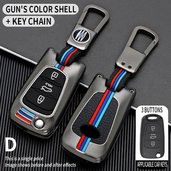 Custodia cover per chiave telecomando Per Hyundai Car Key Case Cover I20 I30 Ix20 Ix35 Elantra Accent per Kia Sportage Rio 3 Soul Optima Ceed Pro K5 K2 Pride