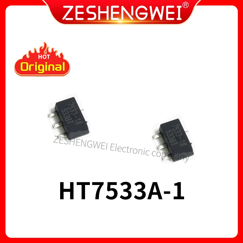 20PCS New and original HT7533 1 HT7533A 1 HT33 SOT23 3 3.3V Low voltage ...