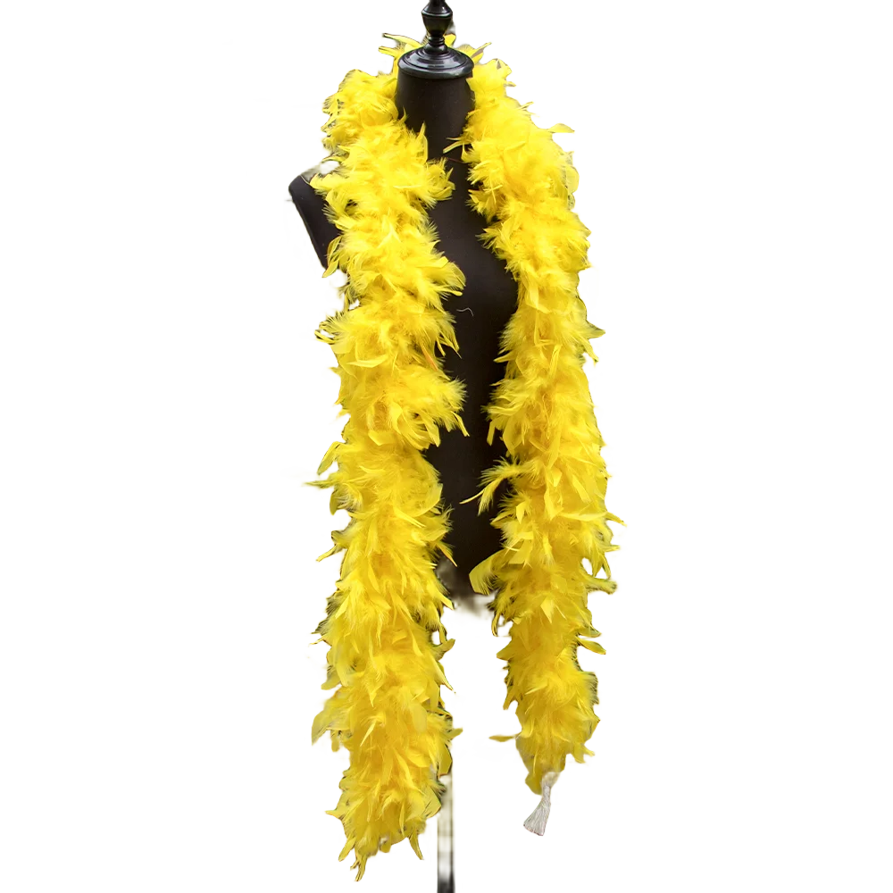 Yellow Feather Boa