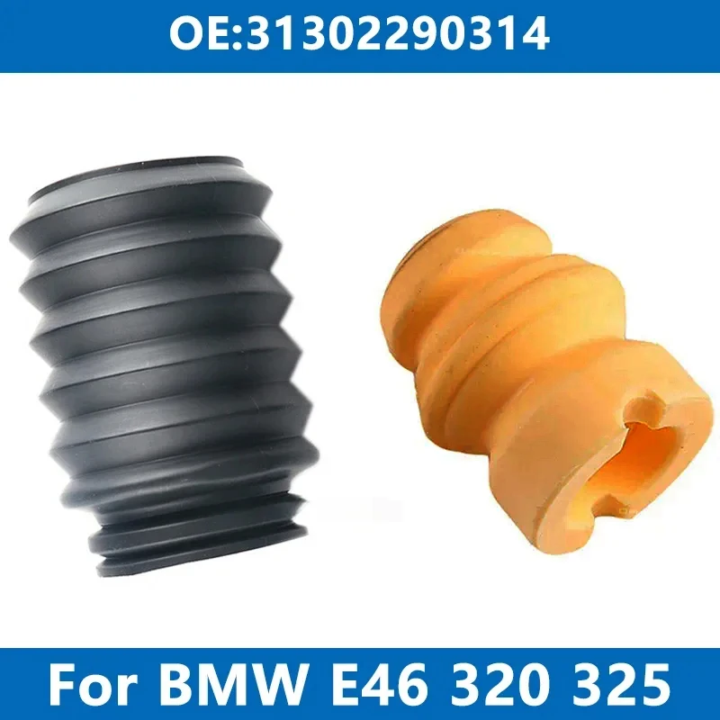 서스펜션장치 BMW 투어링 E46 318 320 325 330에 적합한 서스펜션 완충기와 범퍼 스톱 고무 버퍼 – 33502290319 및 31302290314 모음 서스펜션장치 BMW 투어링 E46 318 320 325 330에 적합한 서스펜션 완충기와 범퍼 스톱 고무 버퍼 – 33502290319 및 31302290314 모음