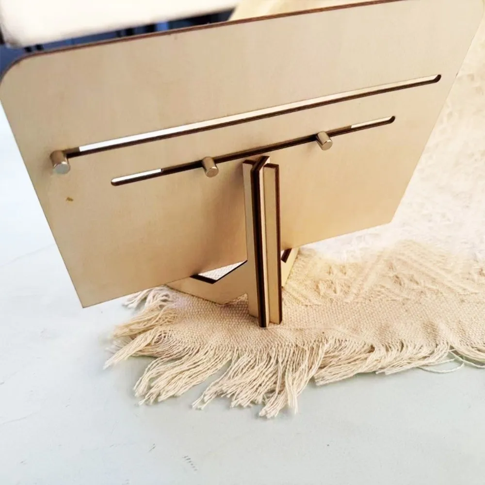 수제 나무 슬라이딩 달력, 슬라이딩 날짜가 있는 데스크탑 탁상 달력, DIY 교육용 장난감, 영구 달력