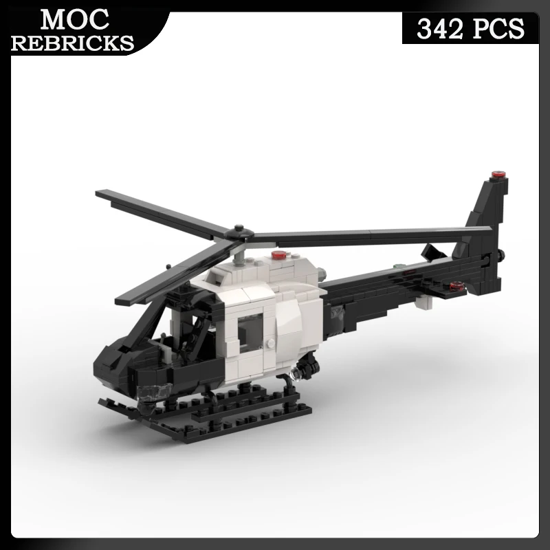 

Военная серия, оружие ВВС США, полиция АСУ, вертолеты MOC, строительный блок, самолёт, модель «сделай сам», кирпичная игрушка, детские рождественские подарки