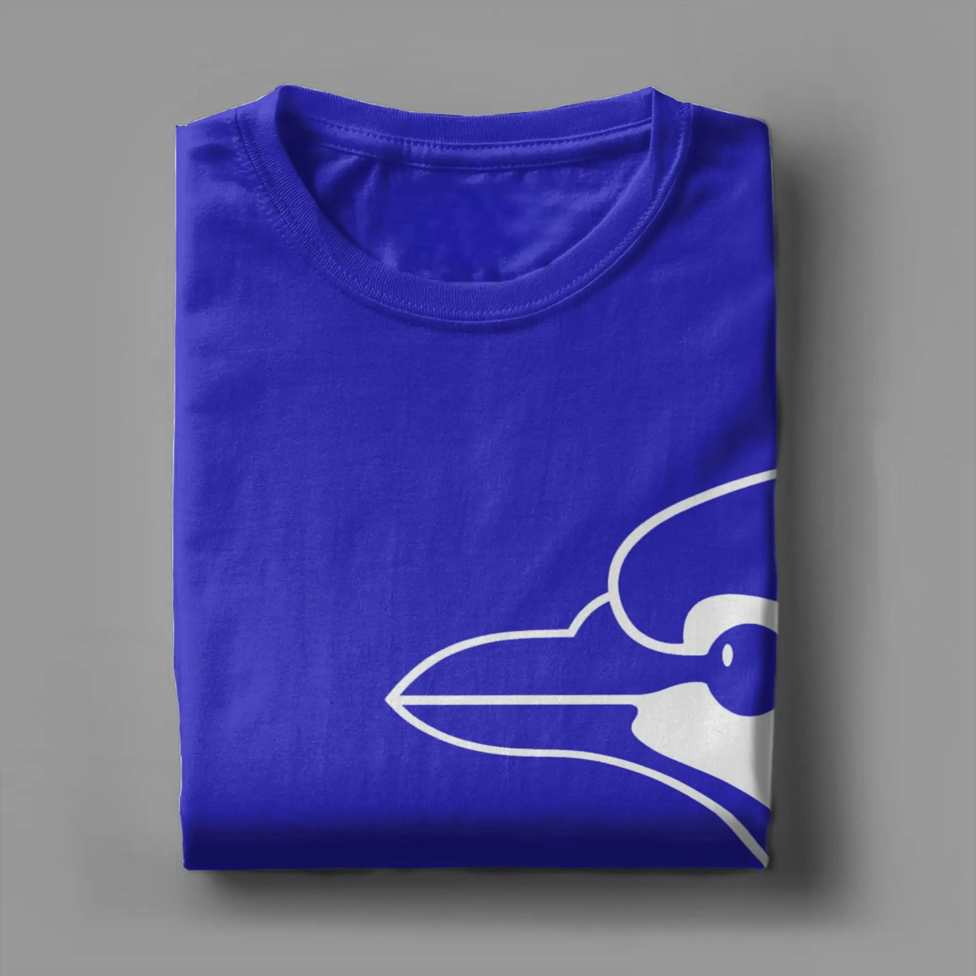 Toronto Blue Bird Pure Cotton Unisex Baseball Tee - Round Neck, Short Sleeve, Plus Size
