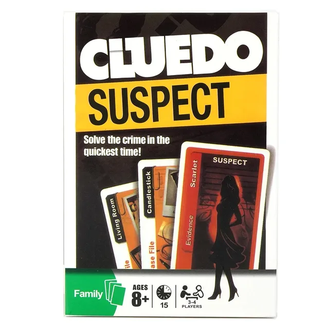 Cluedo Suspect jeu de cartes tout le plaisir de Clue Clue faire Suspect multiplayer interactif jeu de fête de famille jeu de société 6
