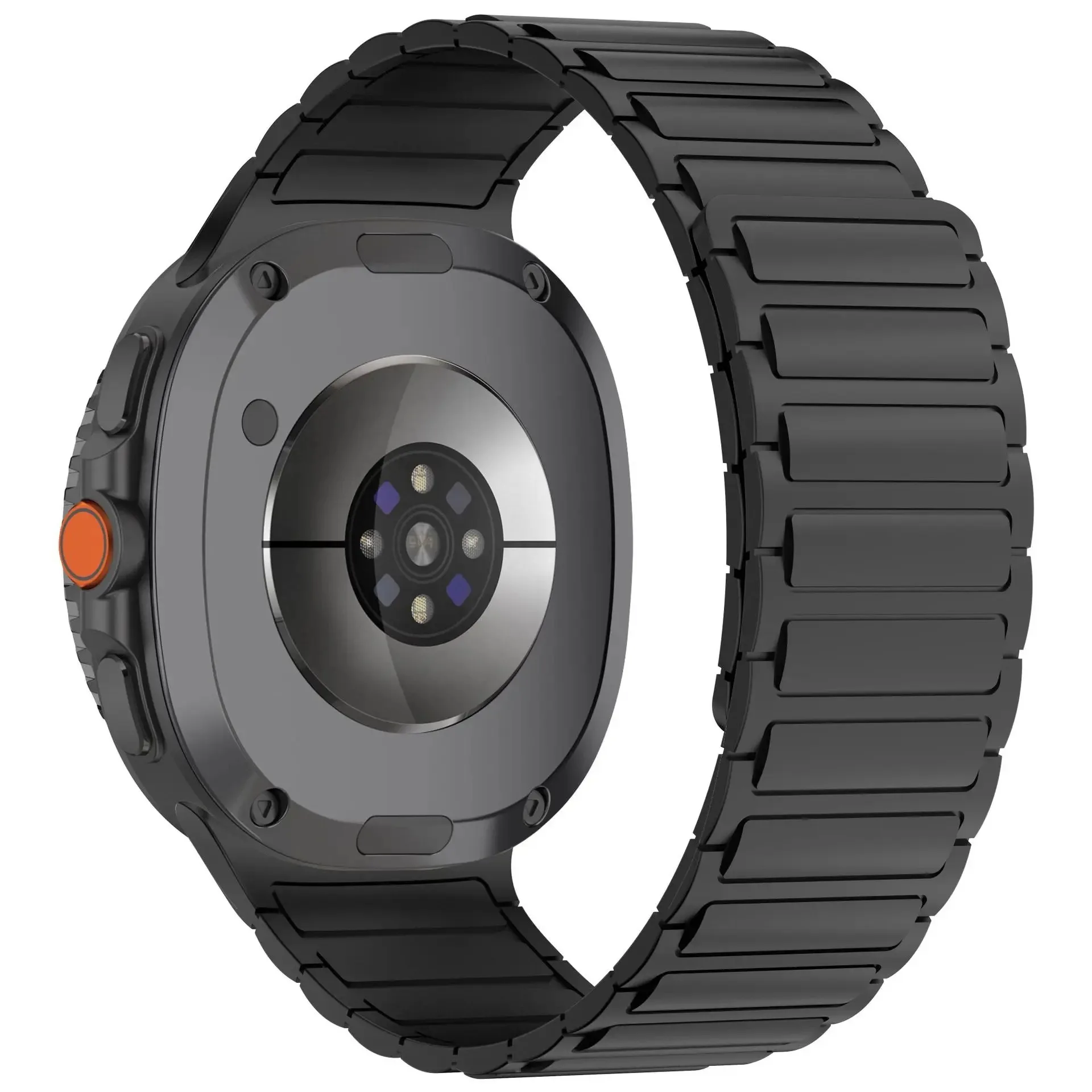 Sporty Silicone Magnetic No-Gap Wristband Strap