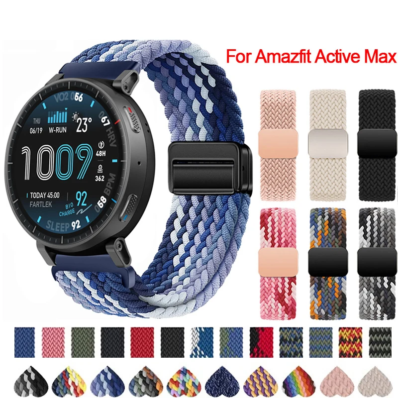 Magnetic Braided Loop Nylon Band - 20mm/22mm