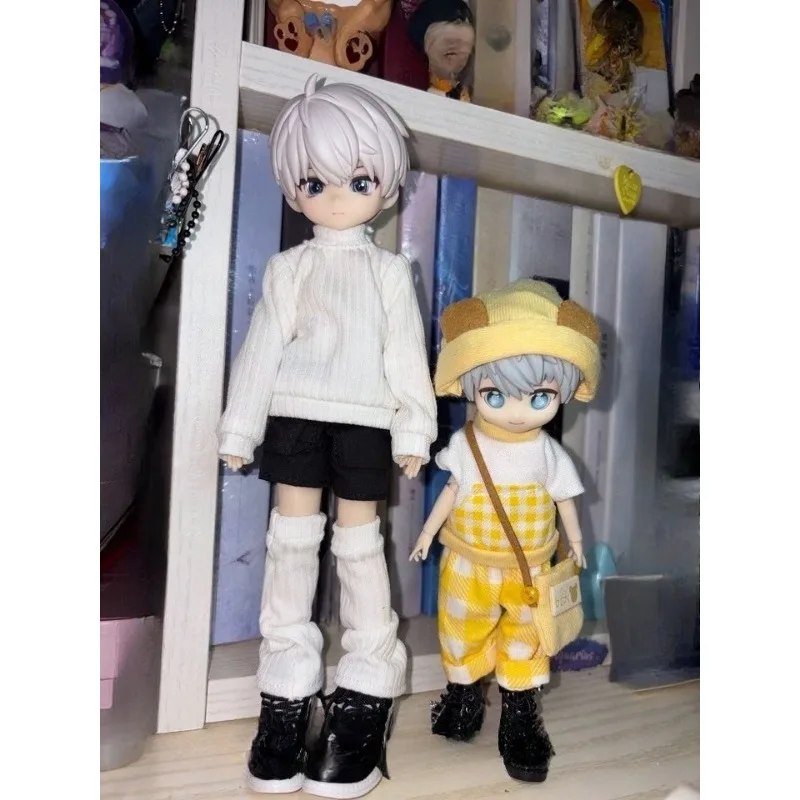 Gelenkmobilität 12cm Asi 2.0 Körper Ob11 Körper Spielzeug Actionfiguren Ersatzzubehör für Bjd Puppen Kopfskulptur