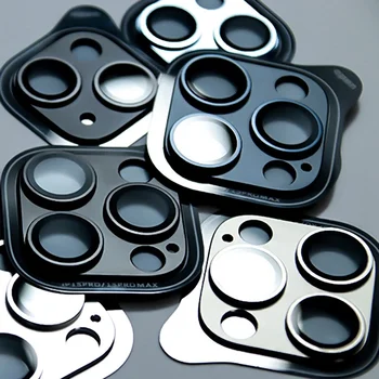 Camera Lens Protector For IPhone 15 16 Pro Max Metal Lens Ring Case Glass For IPhone 16 15 Plus 15 Pro Max Protective Lens Cap