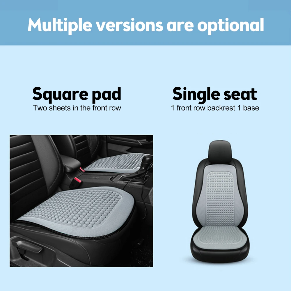 Ice Silk Car Seat Cushion Front Rear Seat Back Pad Mat Auto Truck SUV –  SEAMETAL