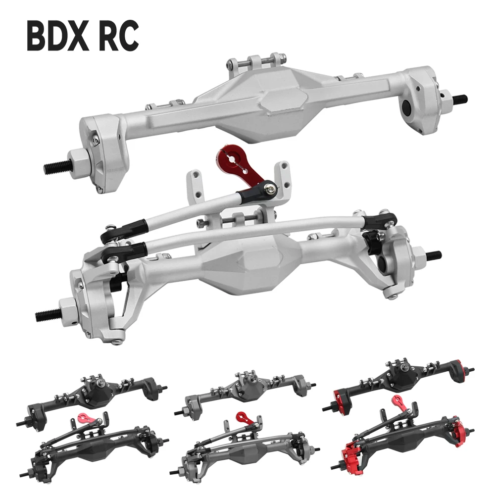 CNC Machined Aluminum Integrated Front Rear Portal Axle Anodized for 1/ ...
