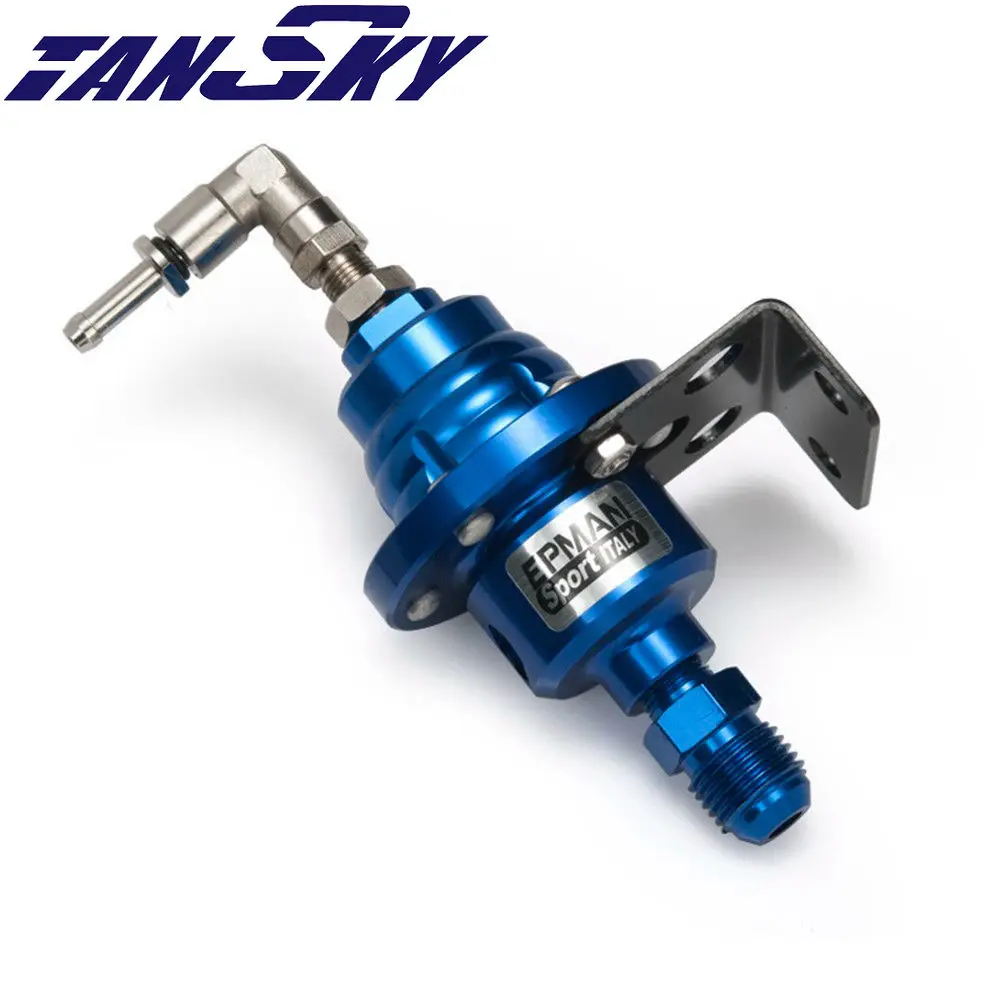 EPMAN Sport Adjustable Fuel pressure Regulator FPR Universal turbo+Liquid Gauge 0-160 Psi Universal For All Car TK-FPRT81S
