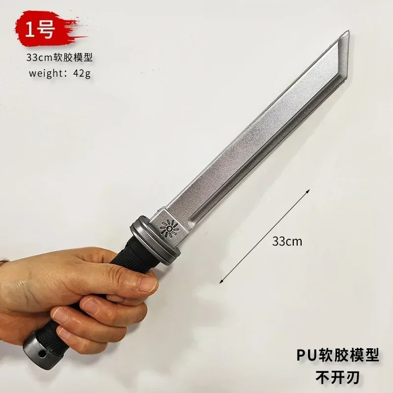The Witchers 3 Foam Stage Props Western Short Sword PU Cos Props Geralt Hunting Knife Safety Toys Samurai Medieval Sword Gifts