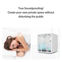 Maison mobile chambre entière salle insonorisée apprentissage piano sommeil cabine muette 3