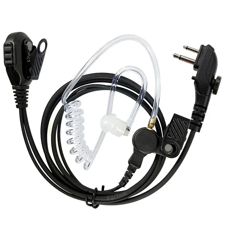 10PCS Air Tube VOX Earpiece PTT Microphone Headset For HYT Hytera TC-500 TC-518 TC-580 TC-446S TC-600 TC-610 TC-620 TC-700 Radio