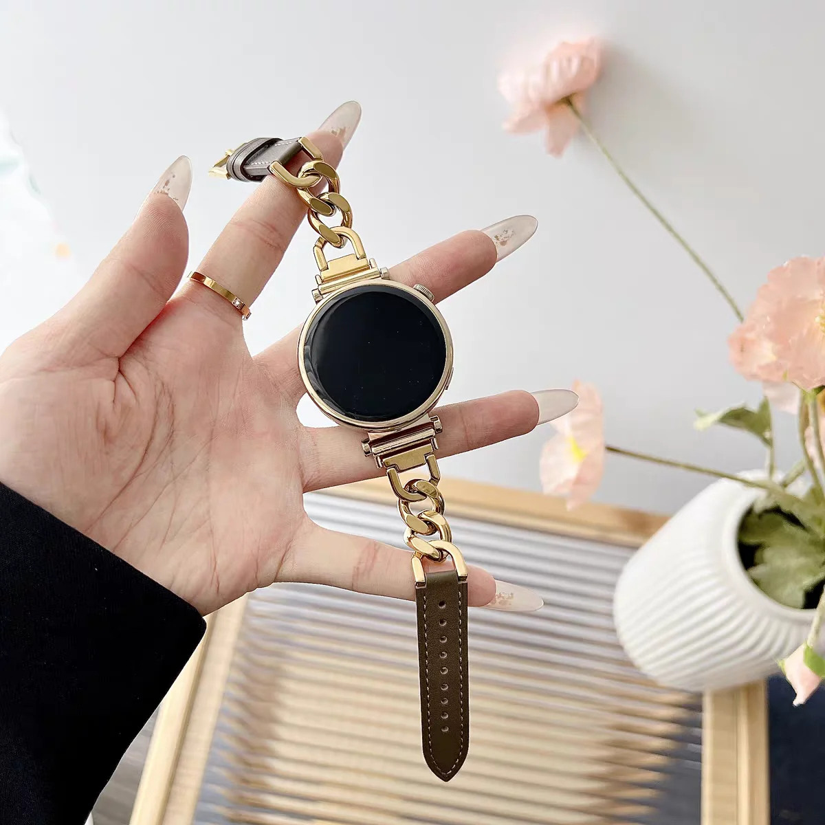 Butterfly Leather Loop Strap - Elegant Sport Bracelet