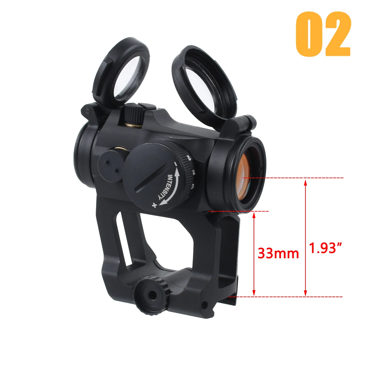  slider image of Tactical AIM T02 Red