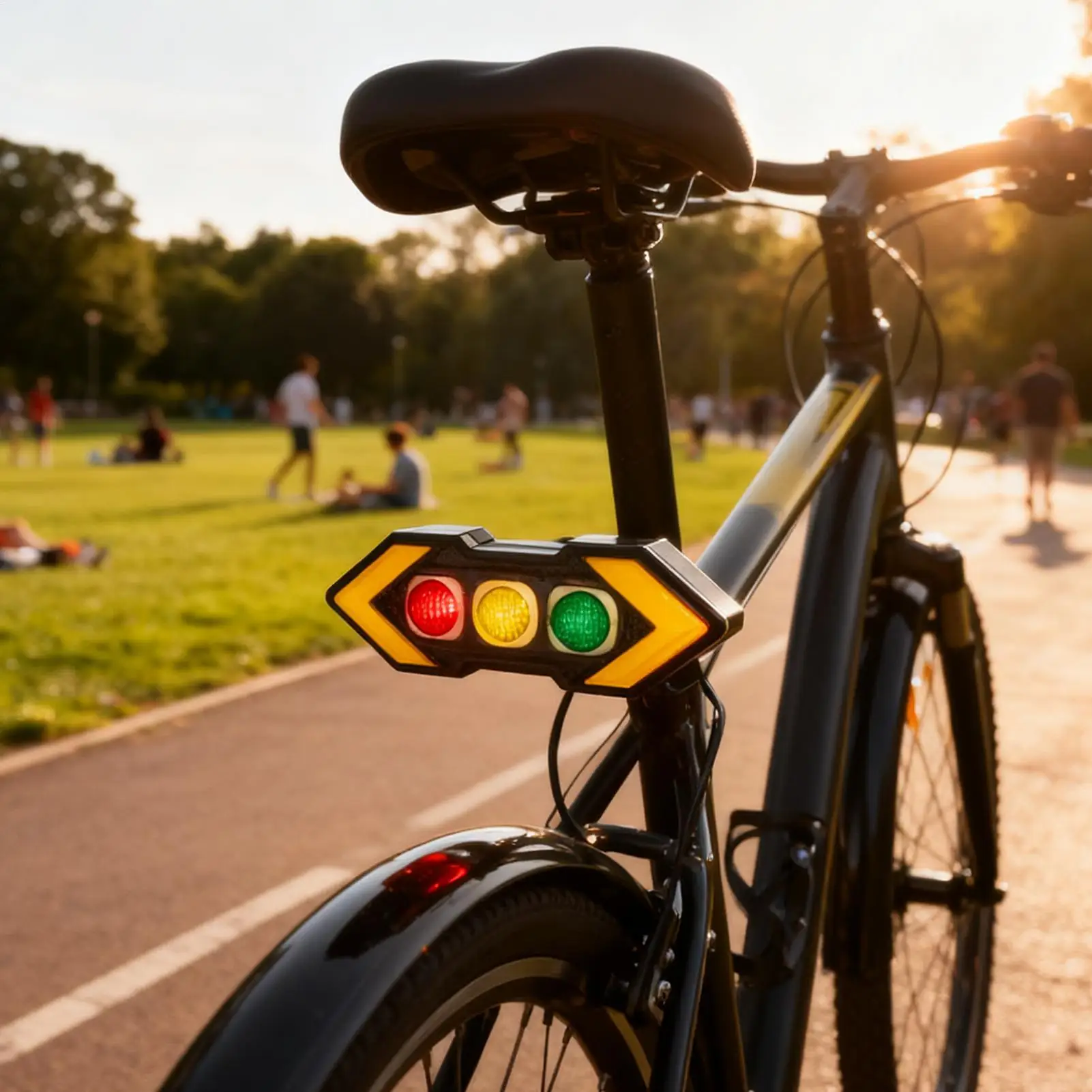 Brake Sensor Rear Light Rechargeable Turn Signal Safety Warning Lamp With 6 Modes Smart Bikes Back Light For Night Riding For