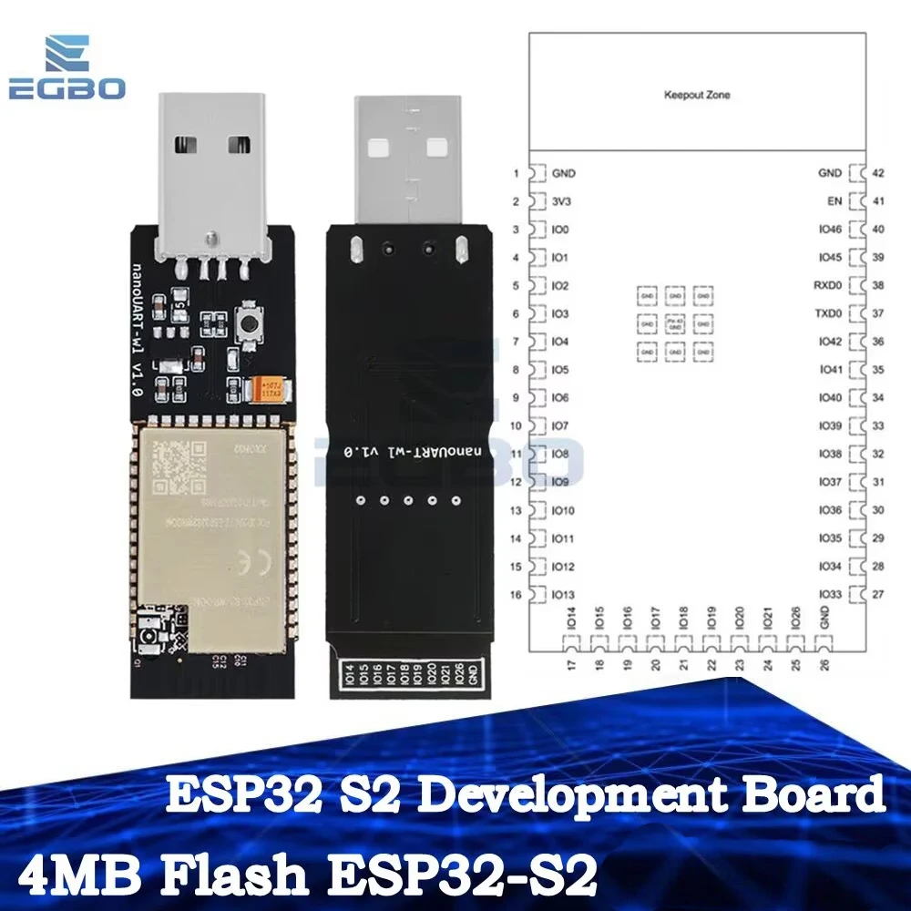 ESP32 S2 Development Board for PS4 9.0 Refresh USB Burning Tool Module ...