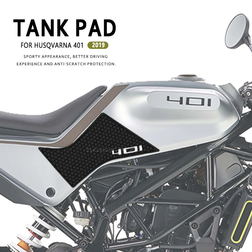 

Для Husqvarna Svartpilen 401 2019-аксессуары для мотоциклов, Нескользящие боковые наклейки, резиновые наклейки