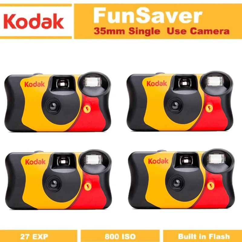 Classic 1-5 Pcs Original Kodak FunSaver Single Use Camera With